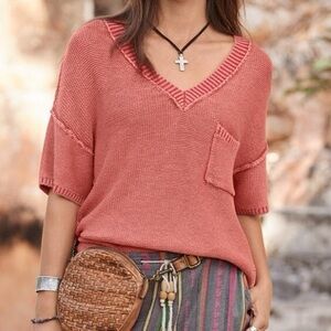 Sundance Much Loved chunky cotton knit tee